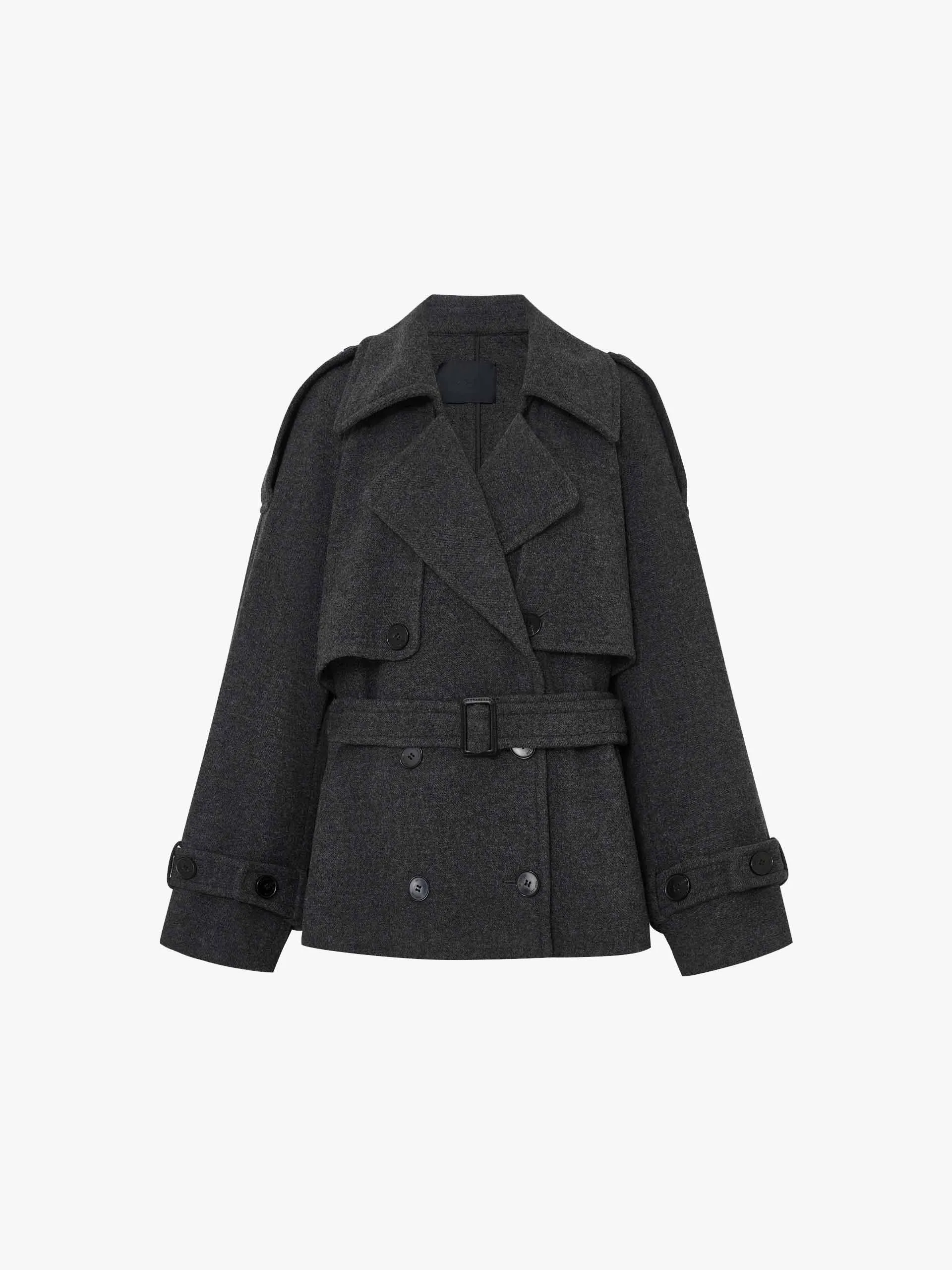 Merino Wool Belted Coat