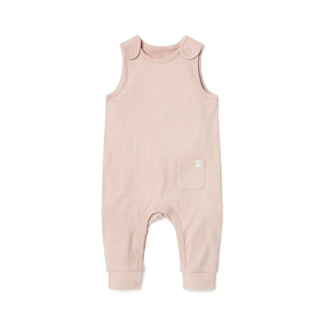 MORI Ribbed Romper - Blush