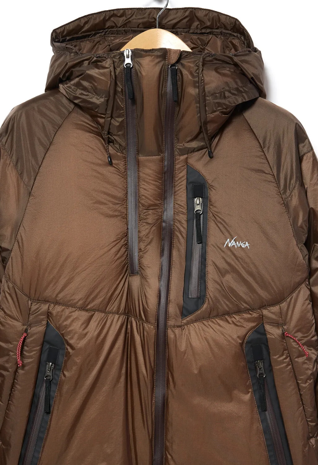 Nanga Men's Aurora Light Down Jacket - Brown