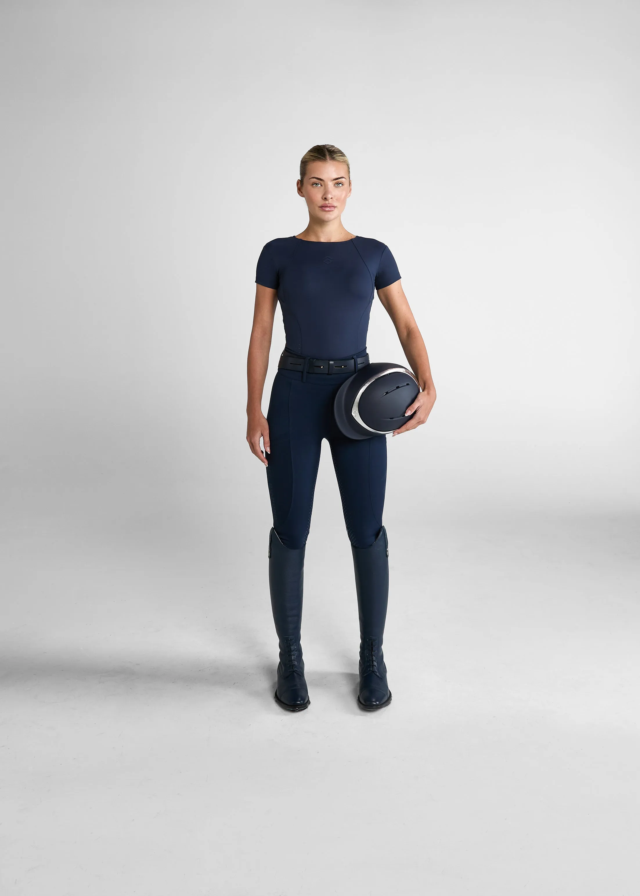 Navy Full Seat Compression Breeches