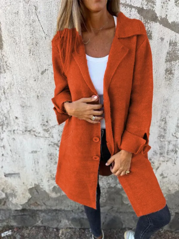 Oversized Wool-Like Winter Coat