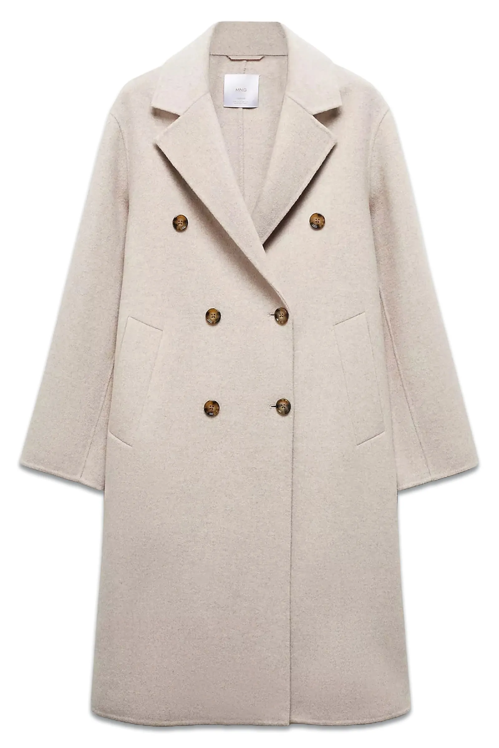 Picarol Wool Blend Coat, Light Grey