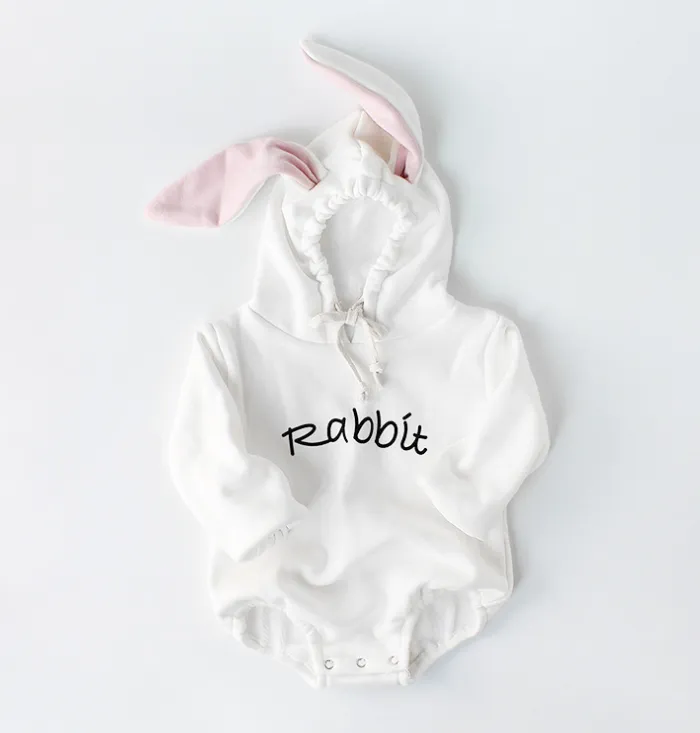 Rabbit Hooded Romper