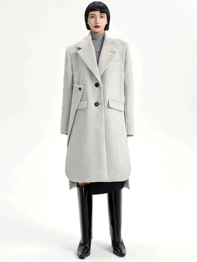 Schewndell Asymmetrical Pea Coat