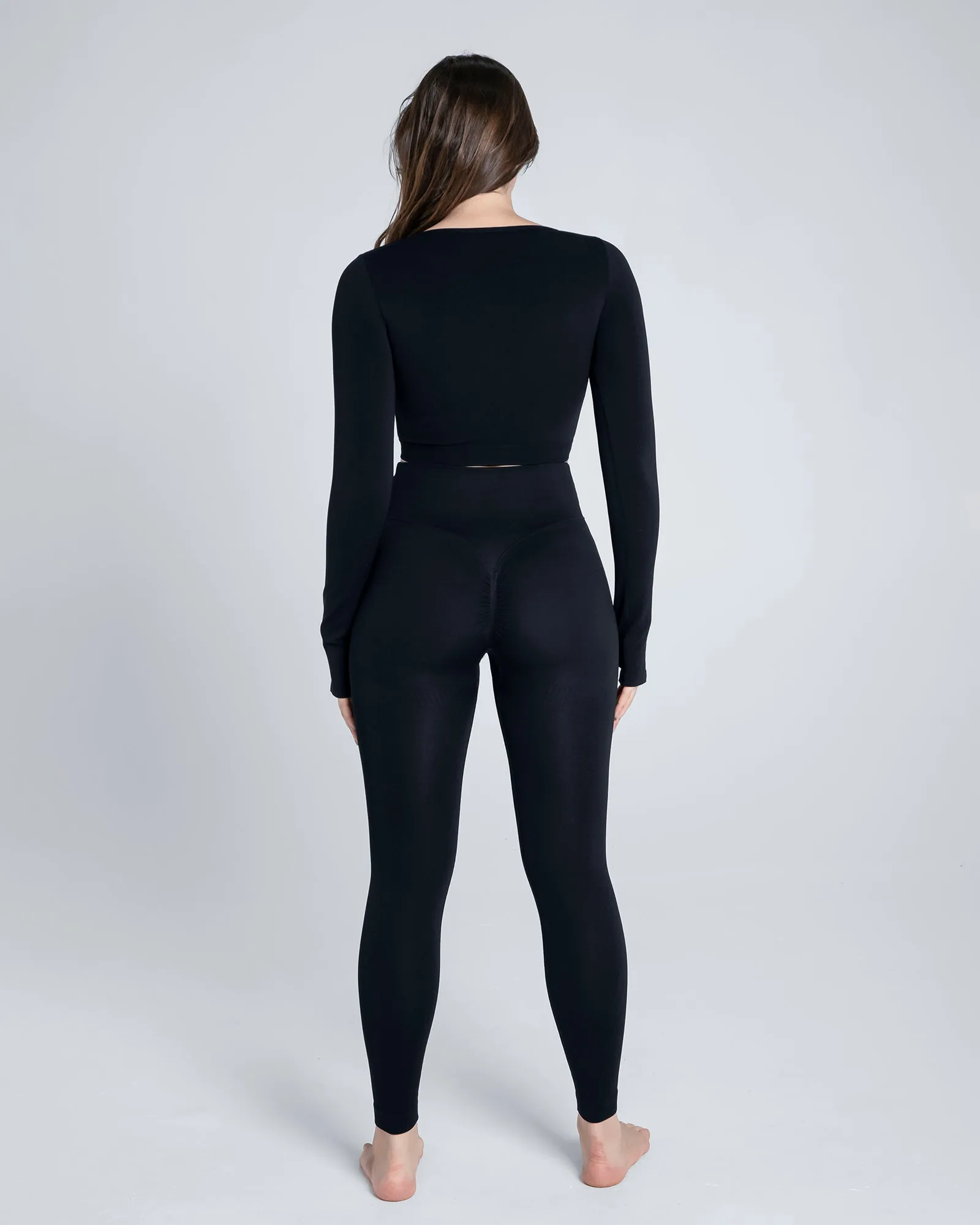 Seamless Zip-Up Sports Top