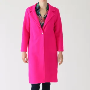 Siena Rosa Fluor Wool Blend Coat