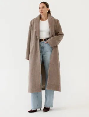 Sinatra Coat | Oat Heathered