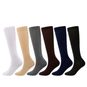 Solid Colors Compression Socks Fit For Sports