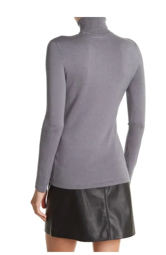 T TAHARI - Long Sleeve Turtleneck Sweater