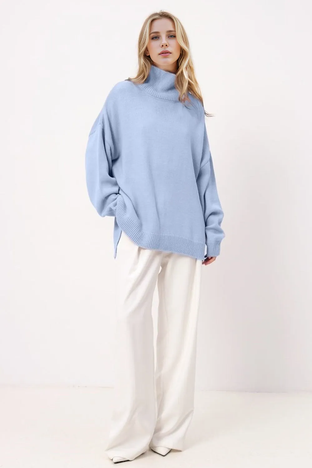 Turtleneck Long Sleeve Sweater