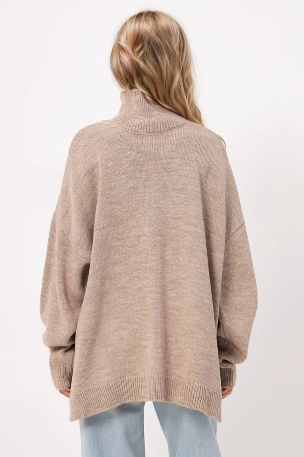 Turtleneck Long Sleeve Sweater