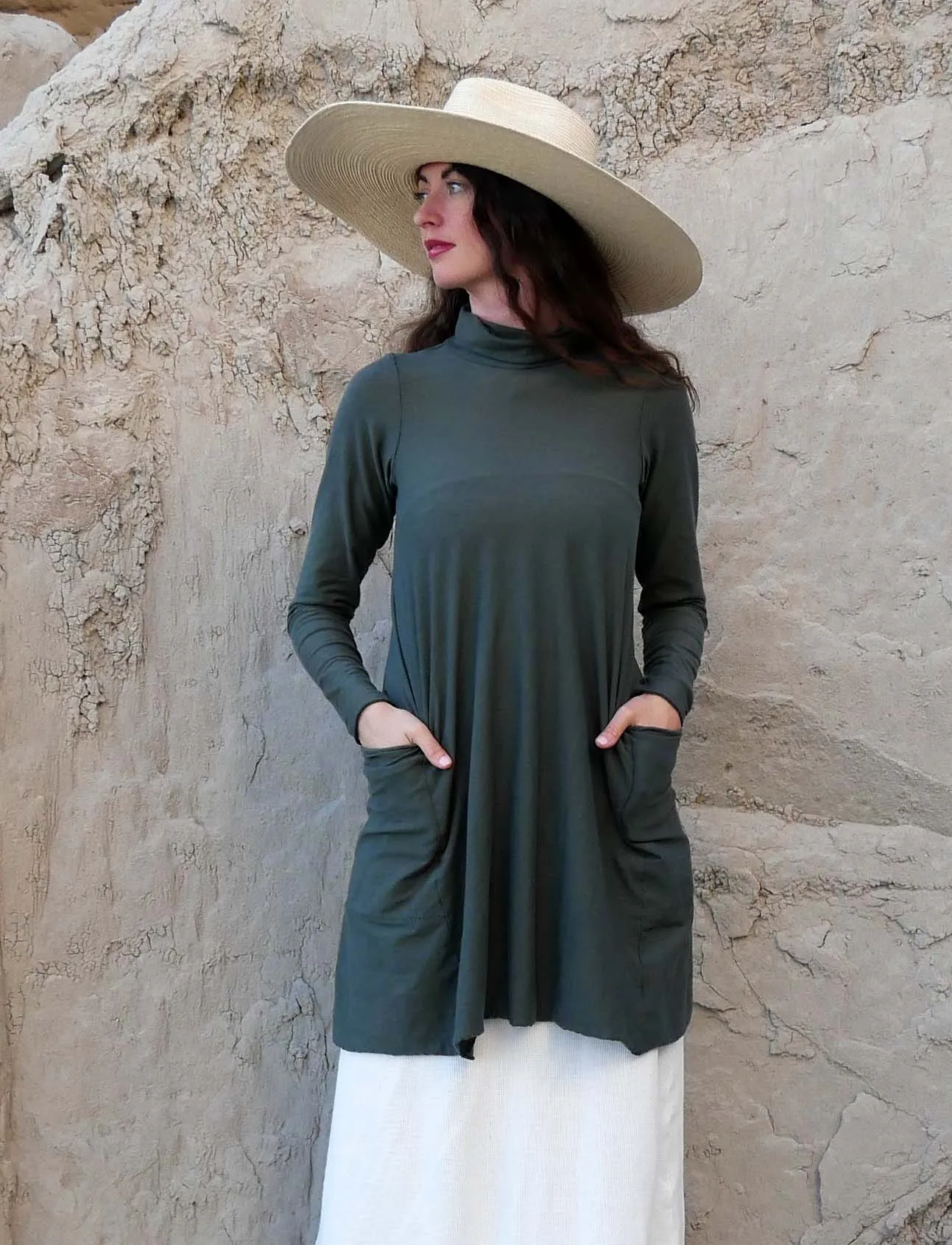 Turtleneck Perfect Pockets Wanderer Tunic