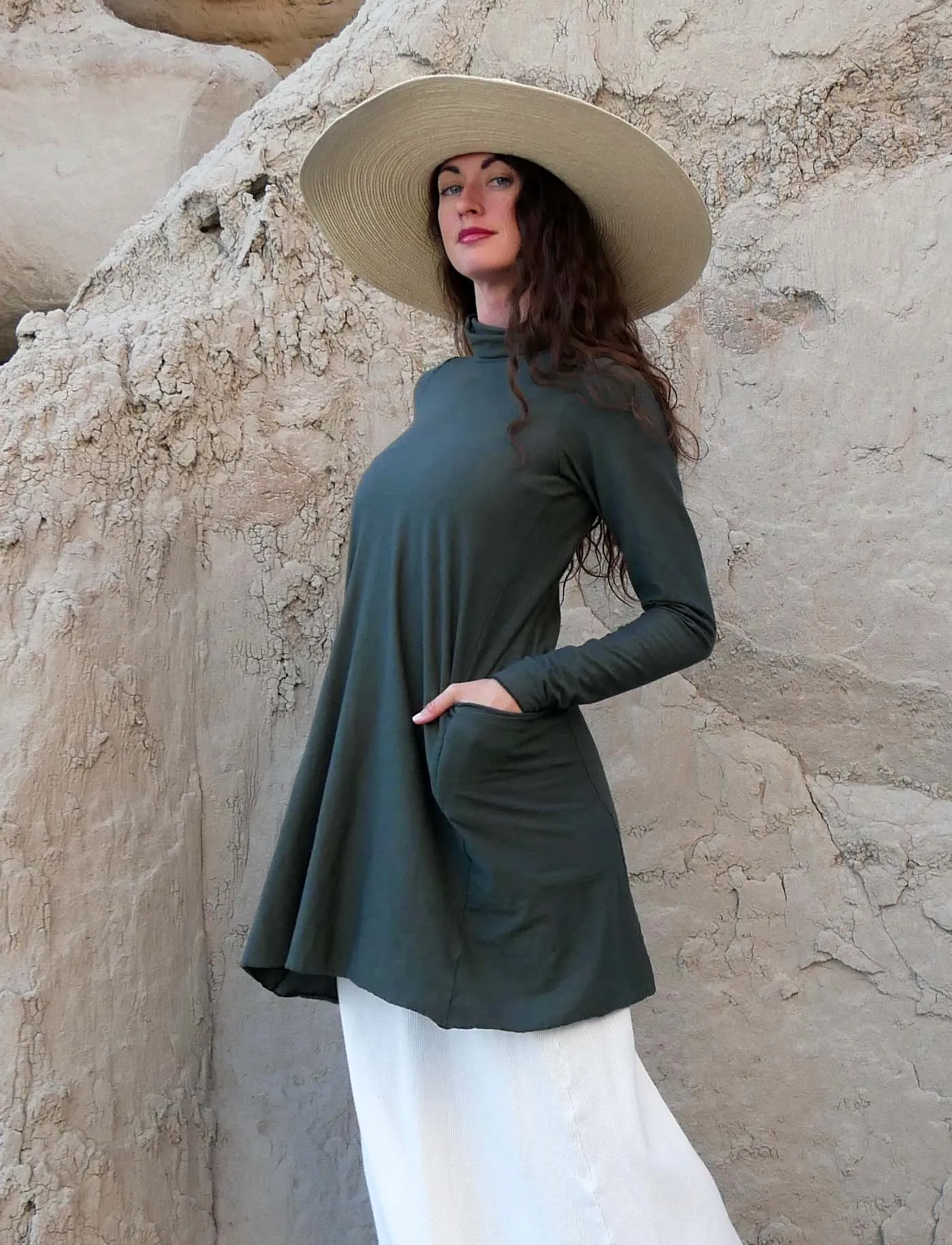 Turtleneck Perfect Pockets Wanderer Tunic