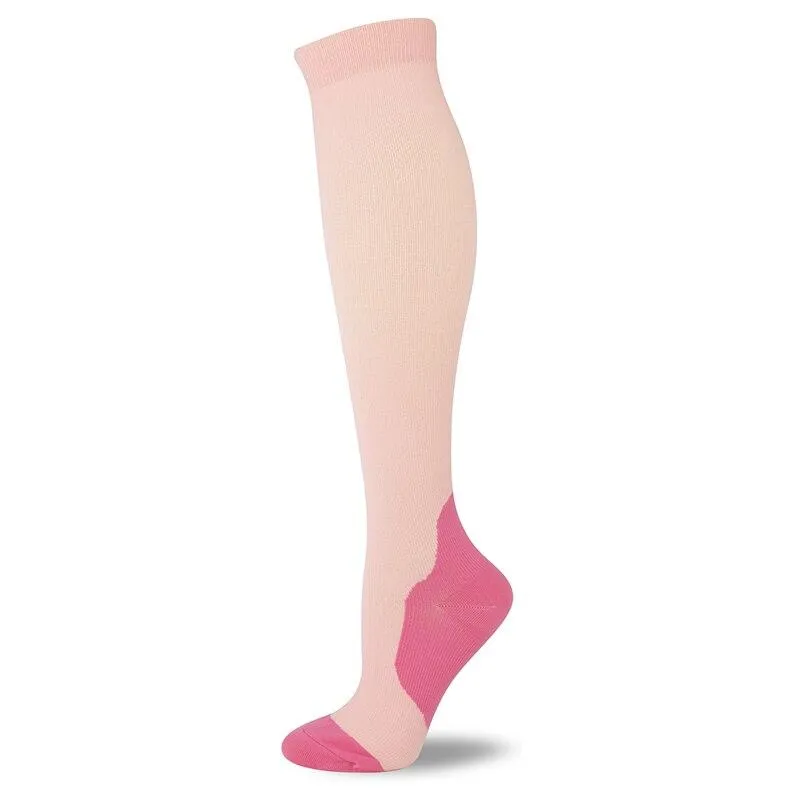 Unisex Multi Colour Happy Compression Stockings