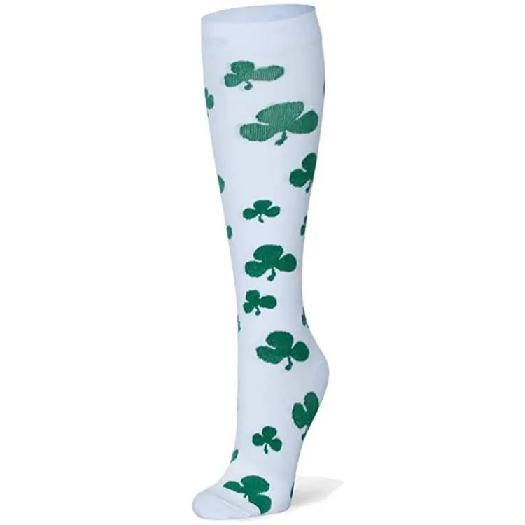 Unisex Multi Colour Happy Compression Stockings