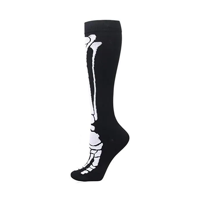 Unisex Multi Colour Happy Compression Stockings