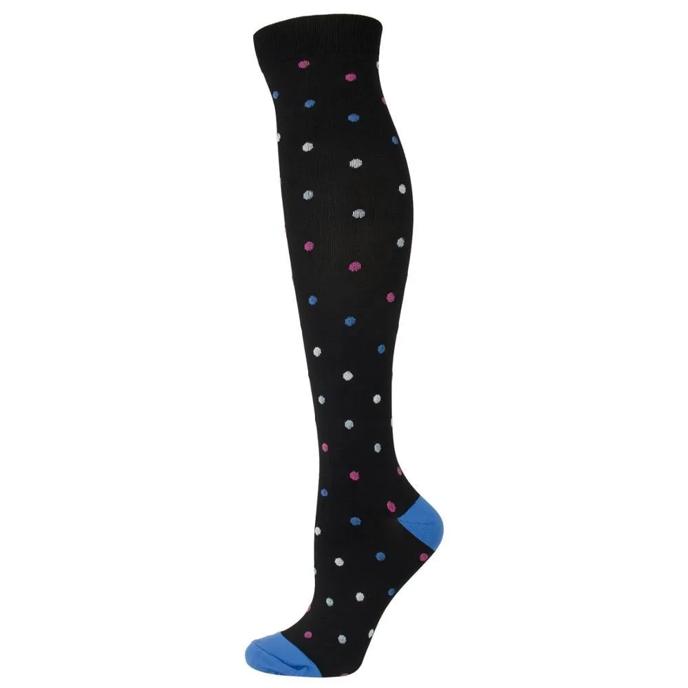 Unisex Multi Colour Happy Compression Stockings