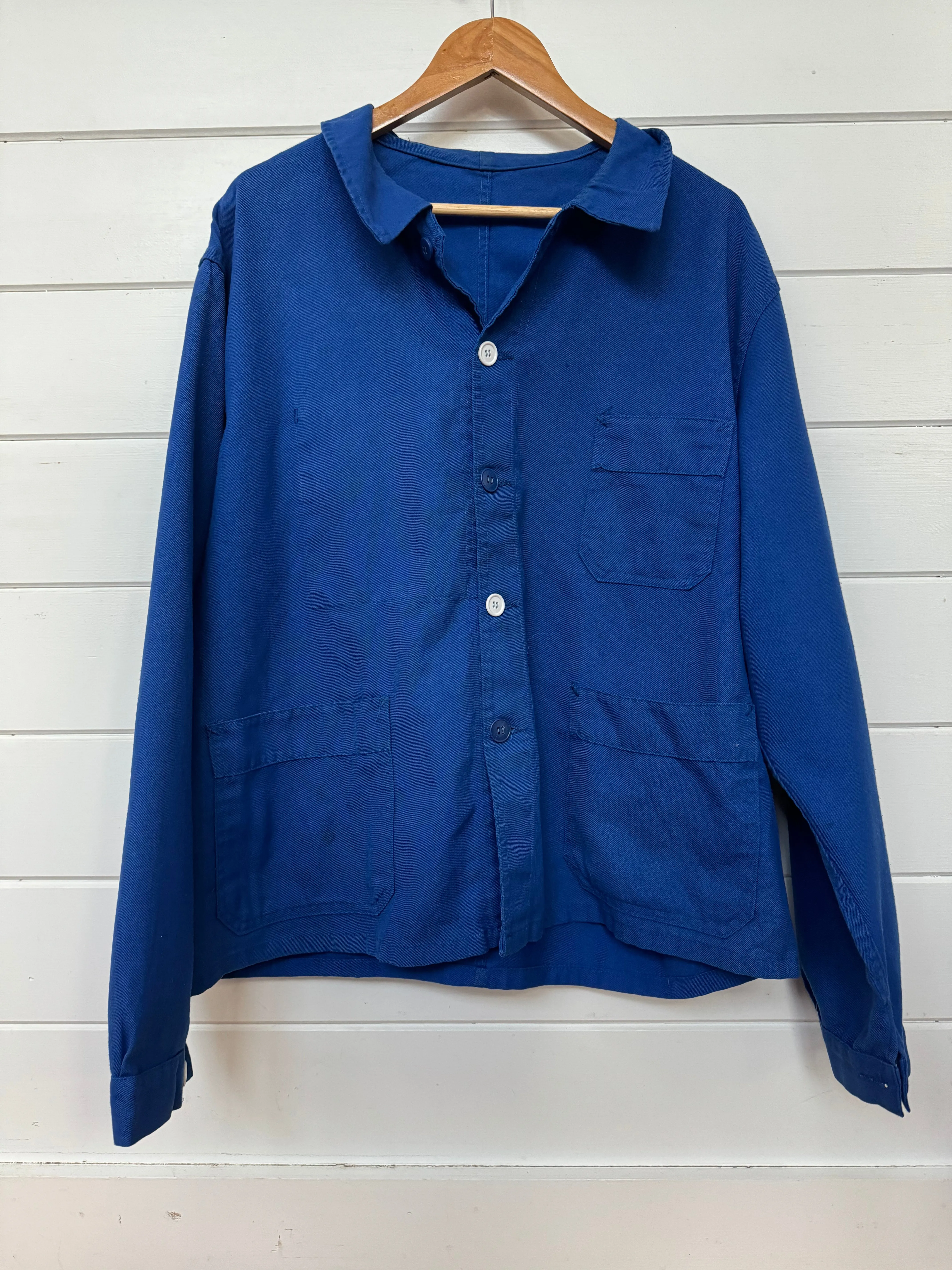 Vintage Chore Coat - Bright Blue