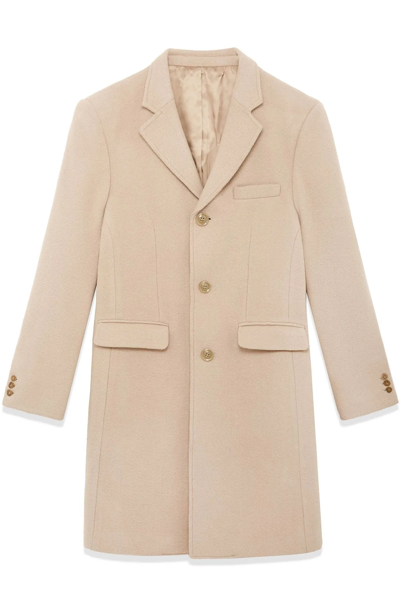 Virgin Wool Blend Coat