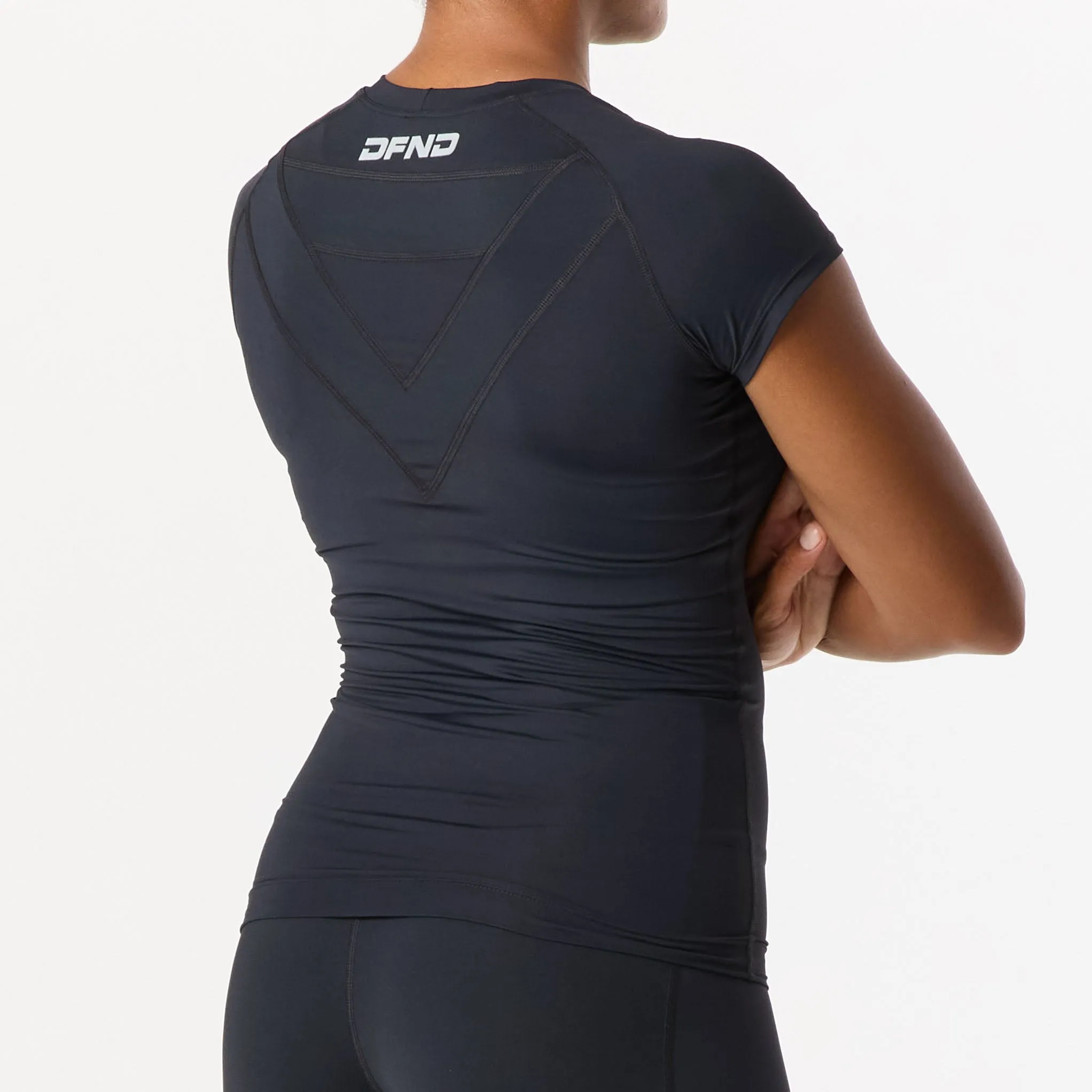 WOMENS HYBRID SS COMPRESSION SHIRT