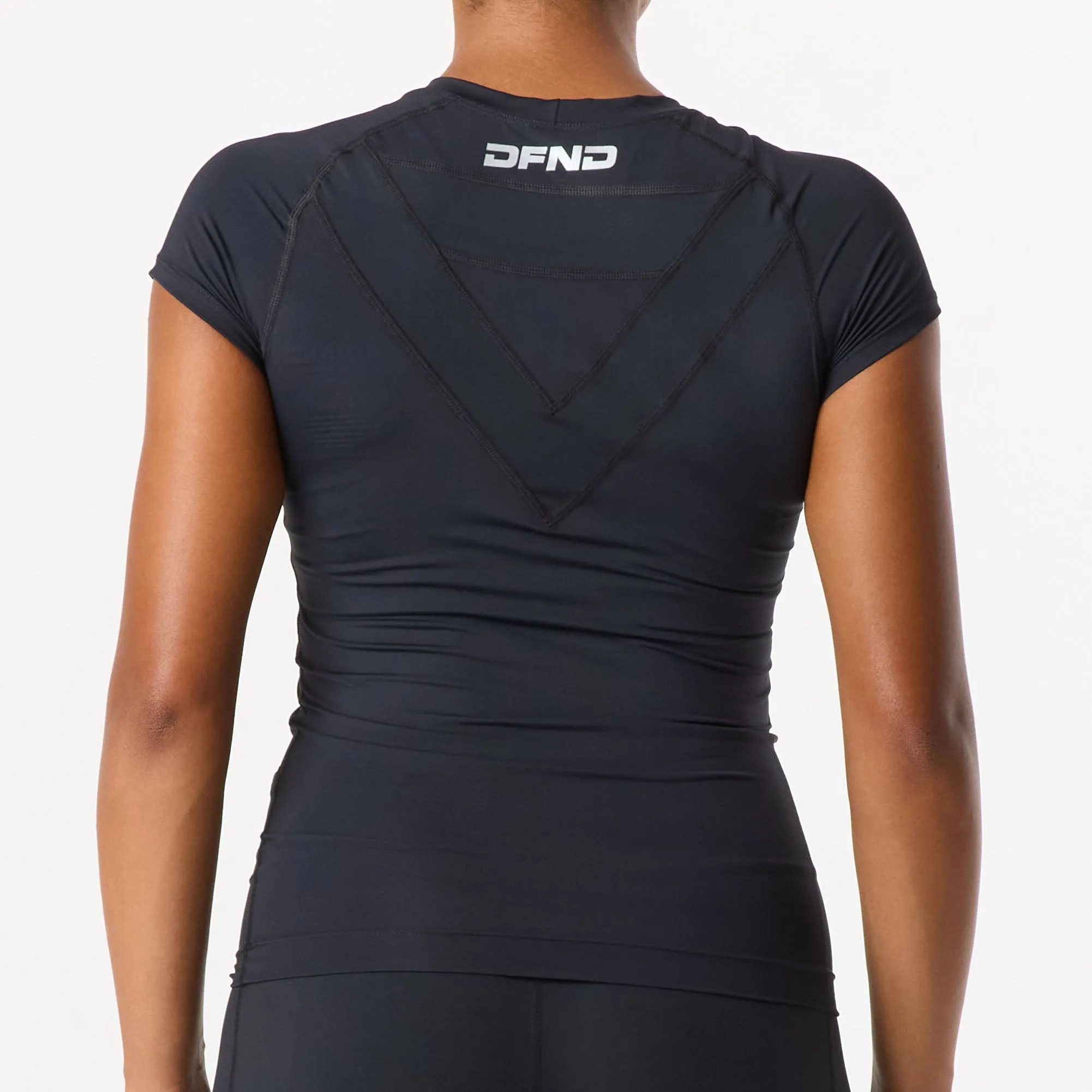 WOMENS HYBRID SS COMPRESSION SHIRT