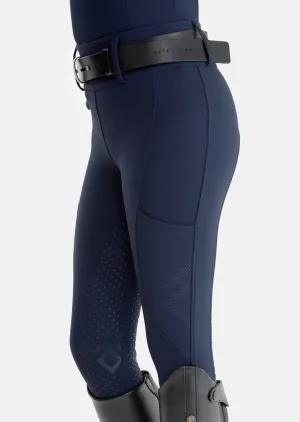 YR Navy Full Seat Compression Breeches