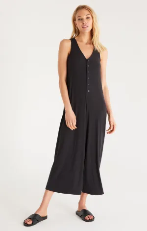 Z Supply Elisha Rib Henley Jumpsuit